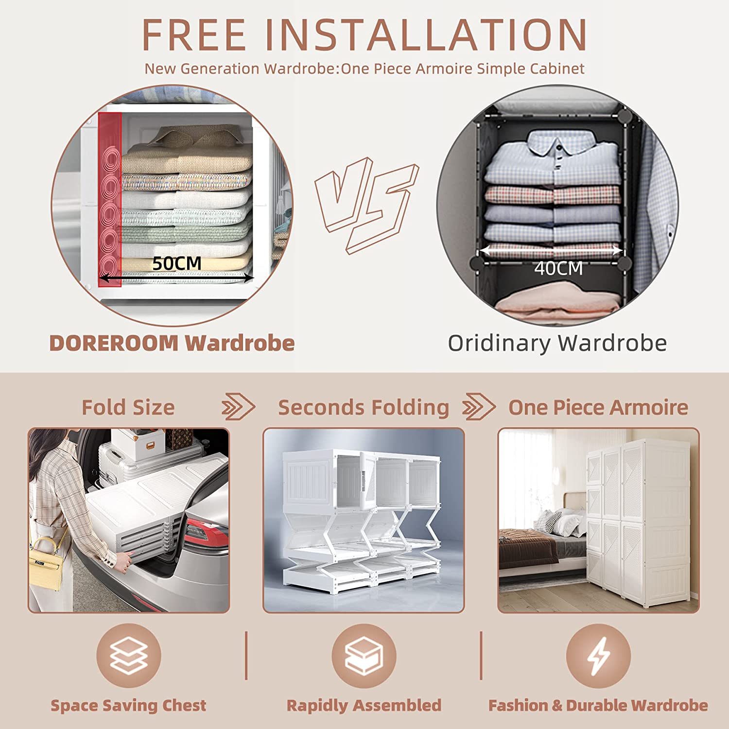 Free Installation Cabinet