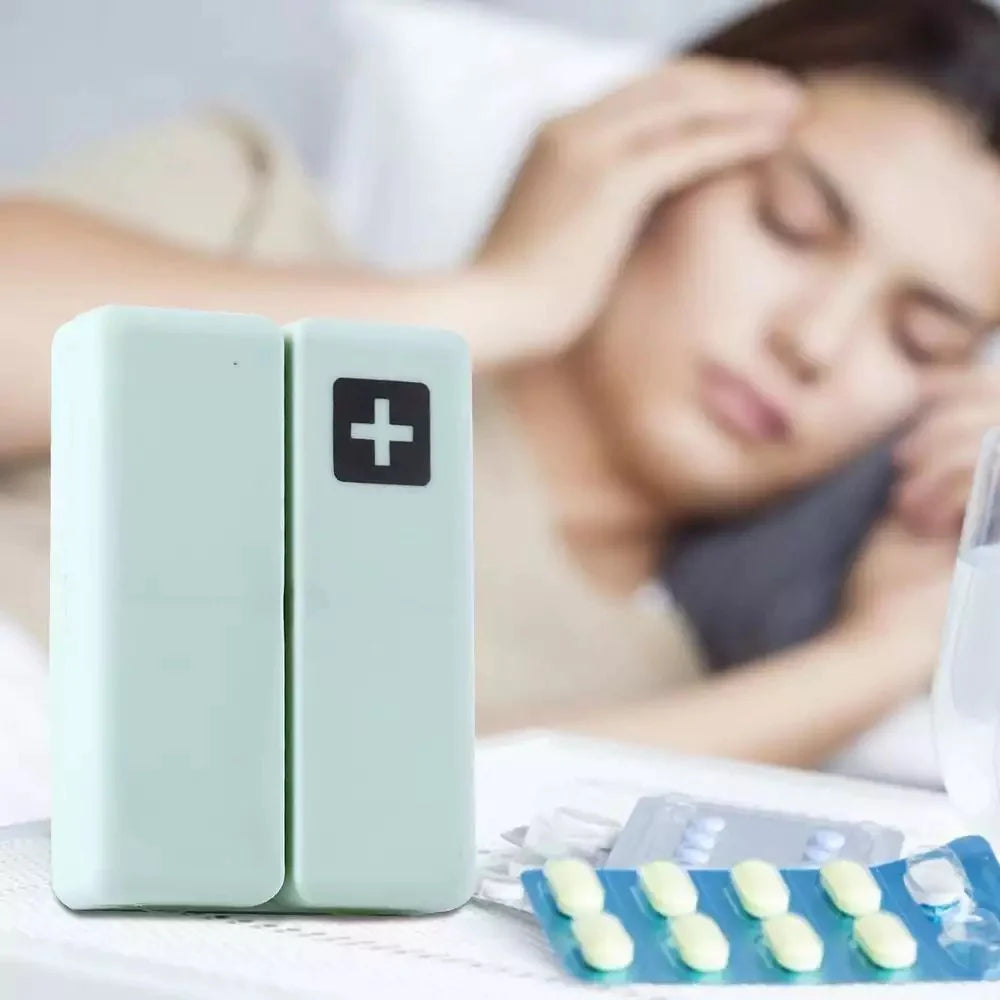 7 Days Foldable Travel Medicine Holder. Weekly Magnetic Pill Storage Box. Tablet Storage Dispenser Container