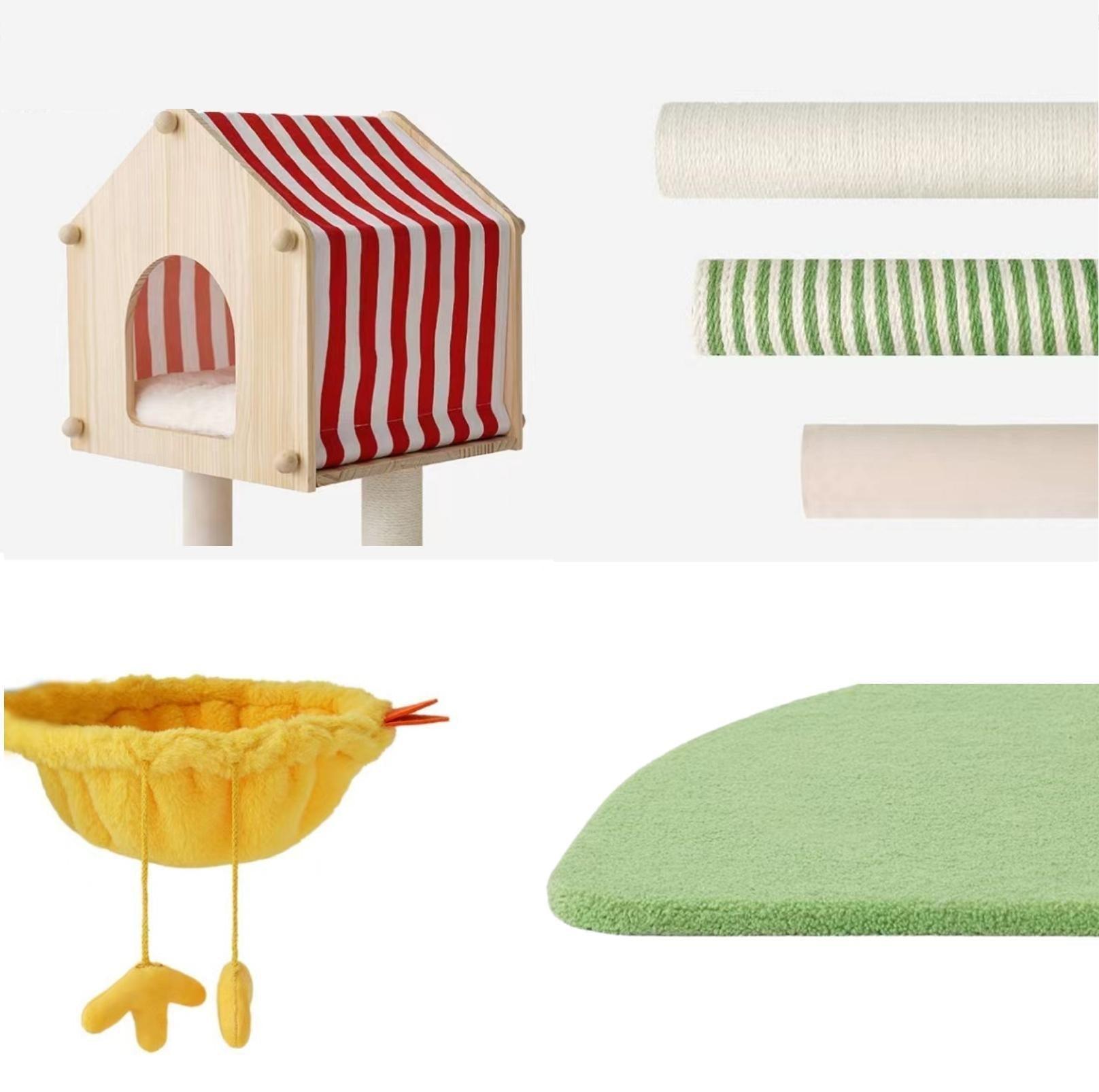 Farm Vibe Cat Tree Climbing Frame With Scratching Posts