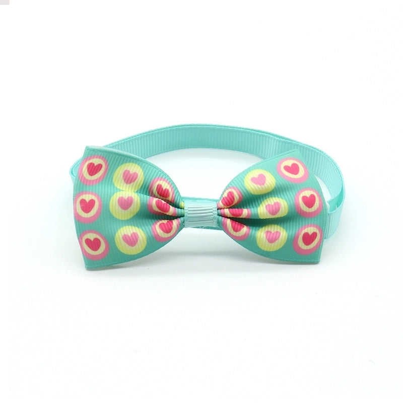 Valentine's Day Pet Cat Dog Heart Shape Bow Tie Pet Supplies