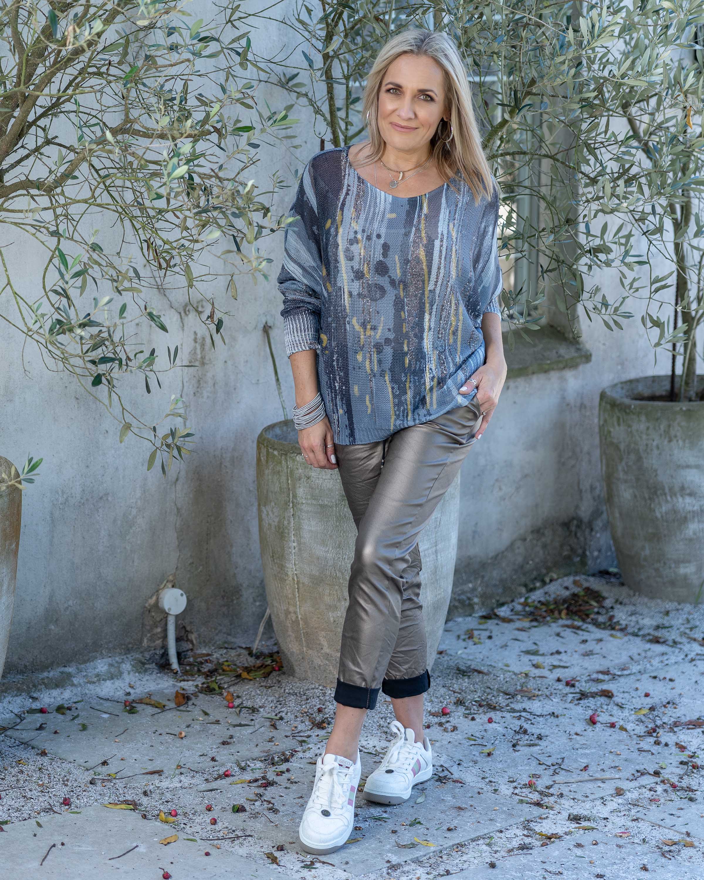 Galaxy Sparkle Knit | Blue