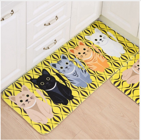 Printed Cat Mat - Antiskid Mat