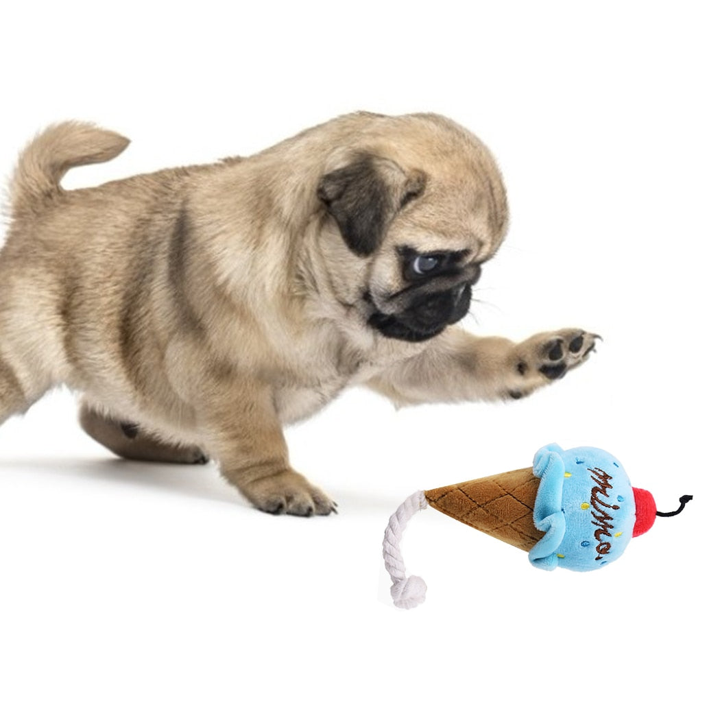 Squeaky Ice Cream Toy For Dogs