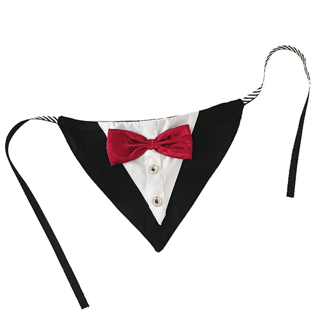 Collar Tie Triangle Clothing Neckerchief For Dog