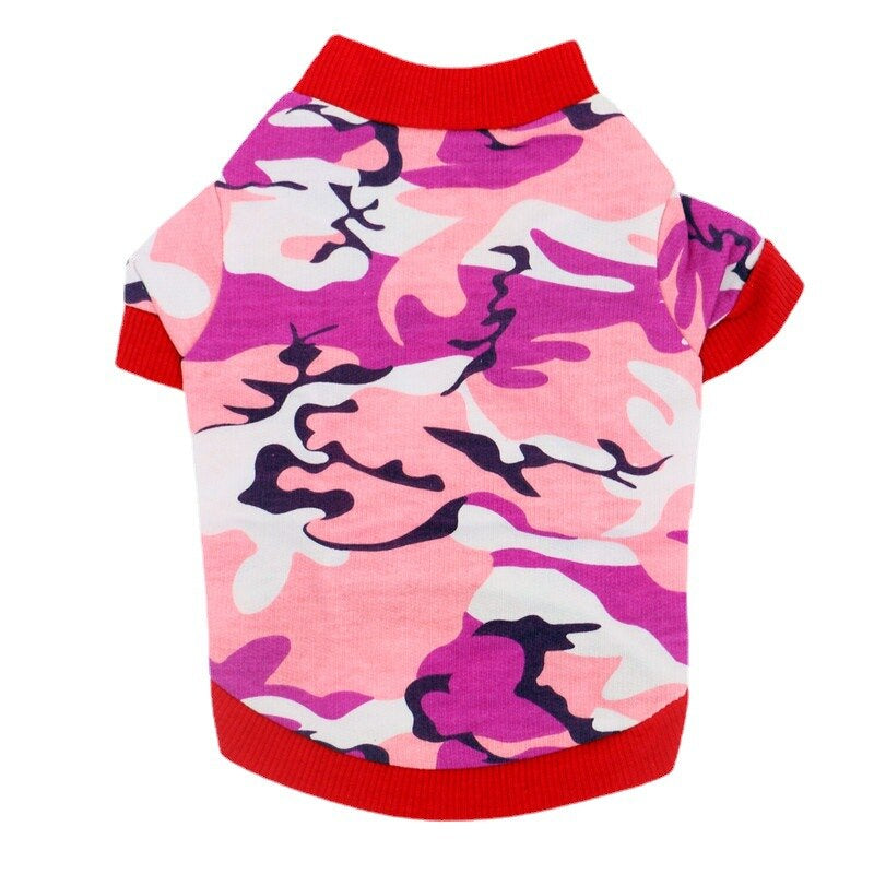 Camouflage Dog Clothes For Small Dog