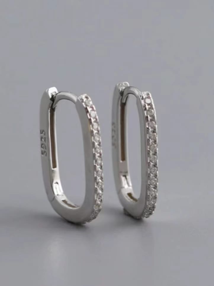 925 Sterling Silver Cubic Zirconia Earrings