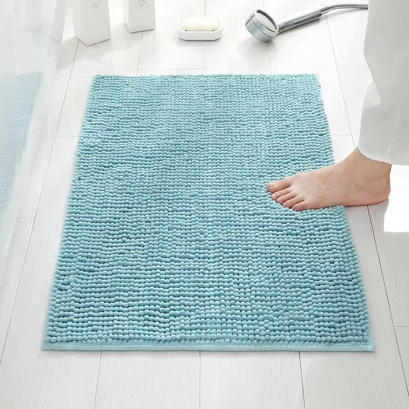 Hot Chenille Short Plush Floor Mat Bathroom Bathroom Absorbent Bedroom Door Carpet