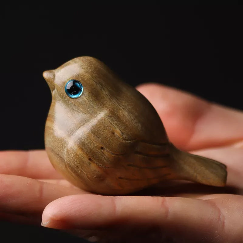 Handmade Wood Carved Bird