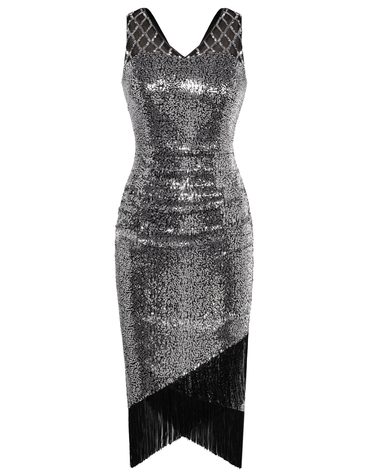 Seckill Offer⌛Sequin Dress Simple 1920s Flapper Cocktail Party Dresses