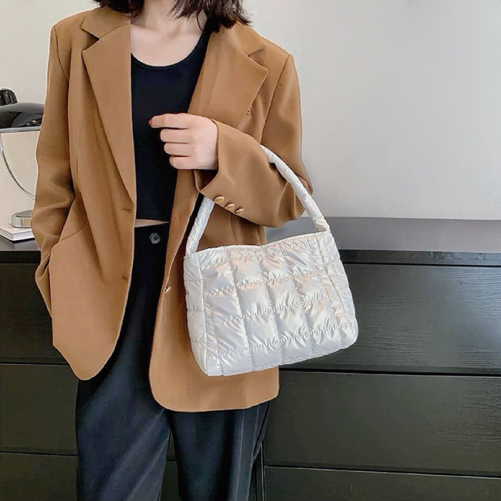 Metallic Glow Quilted Bag