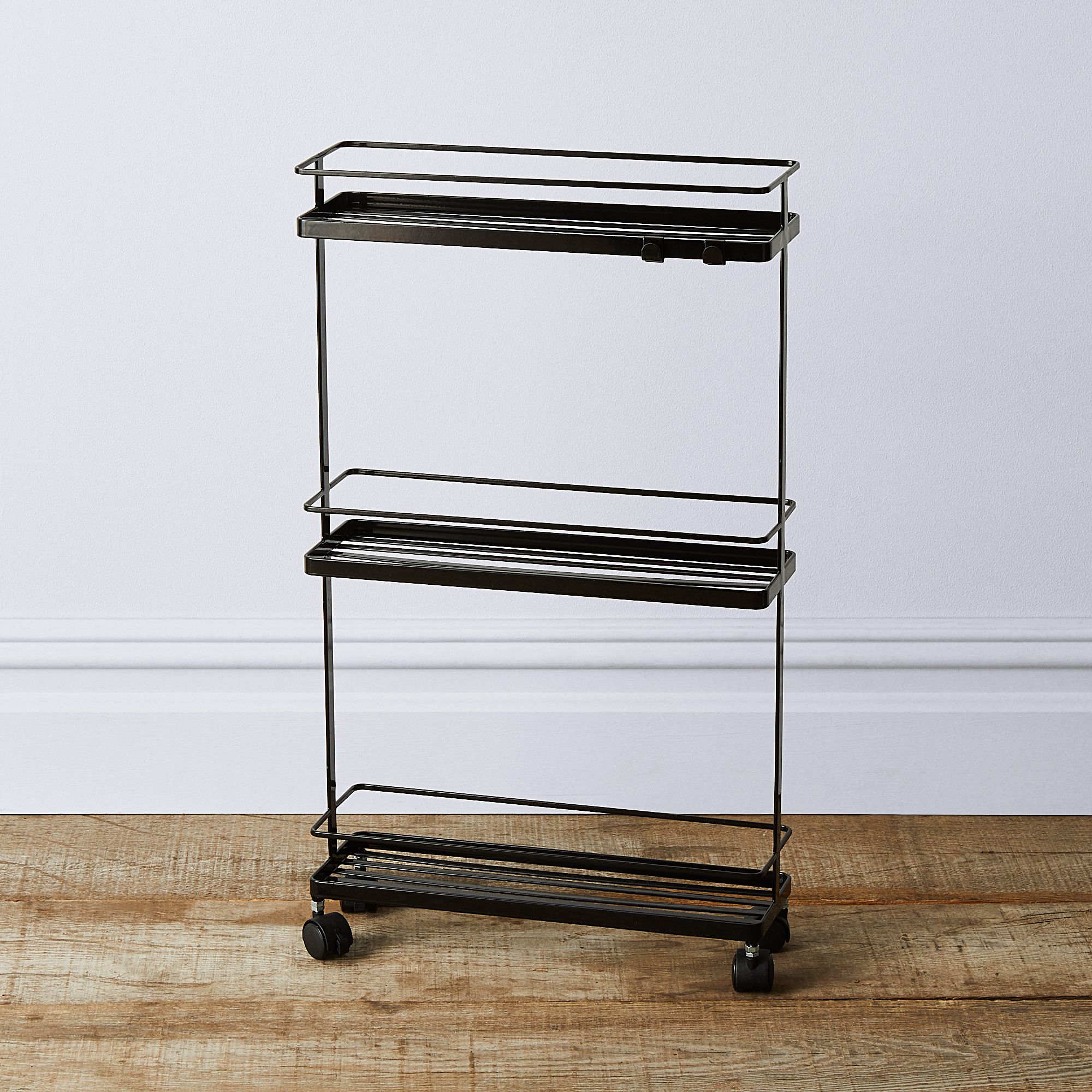 Fit-Anywhere Steel Narrow Rolling Storage Cart