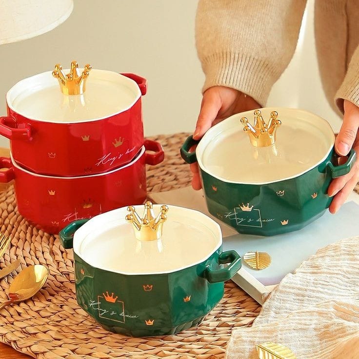 CERAMIC SERVING BOWL