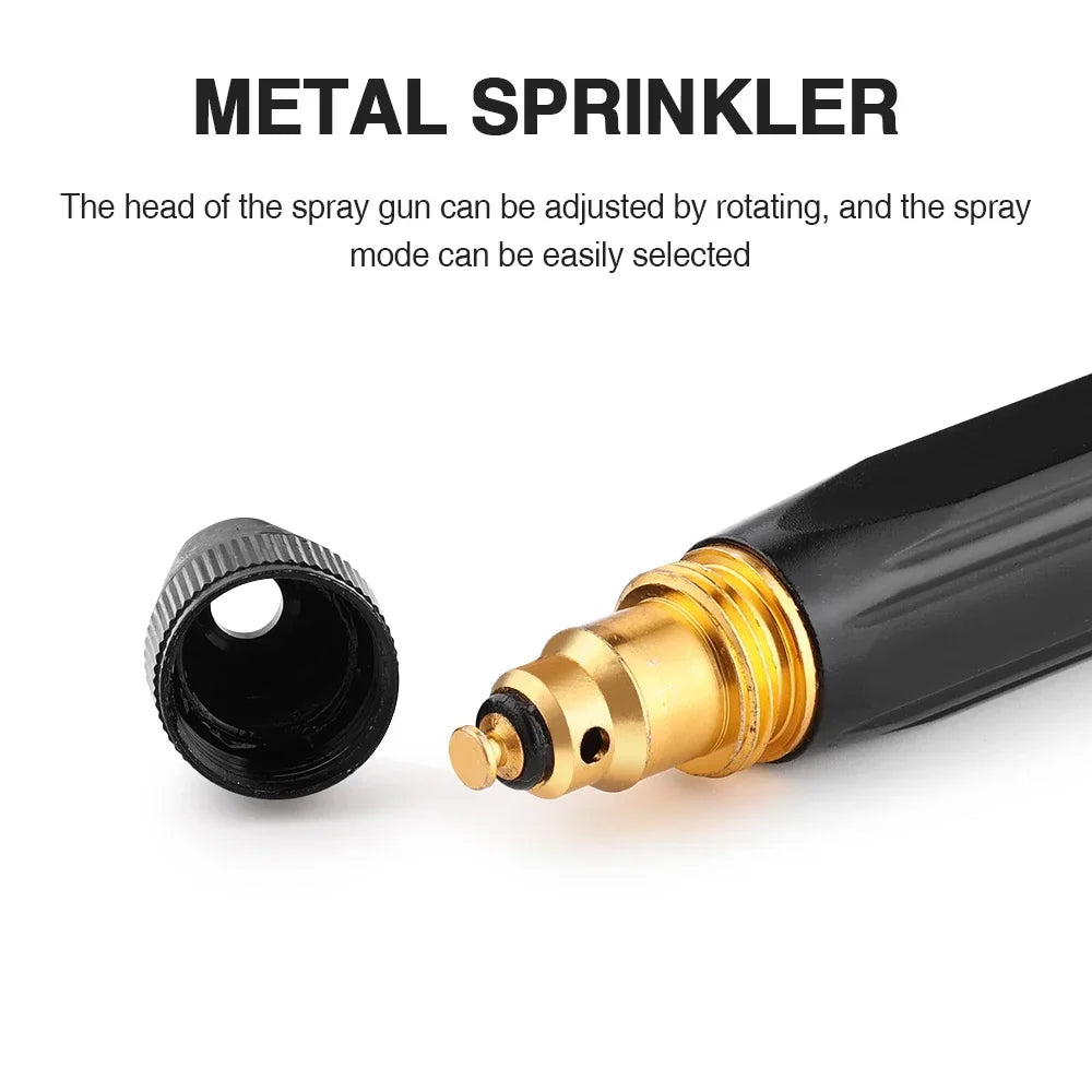 Adjustable High-Pressure Water Gun with Clamp and Universal Adaptar for home & outdoor use