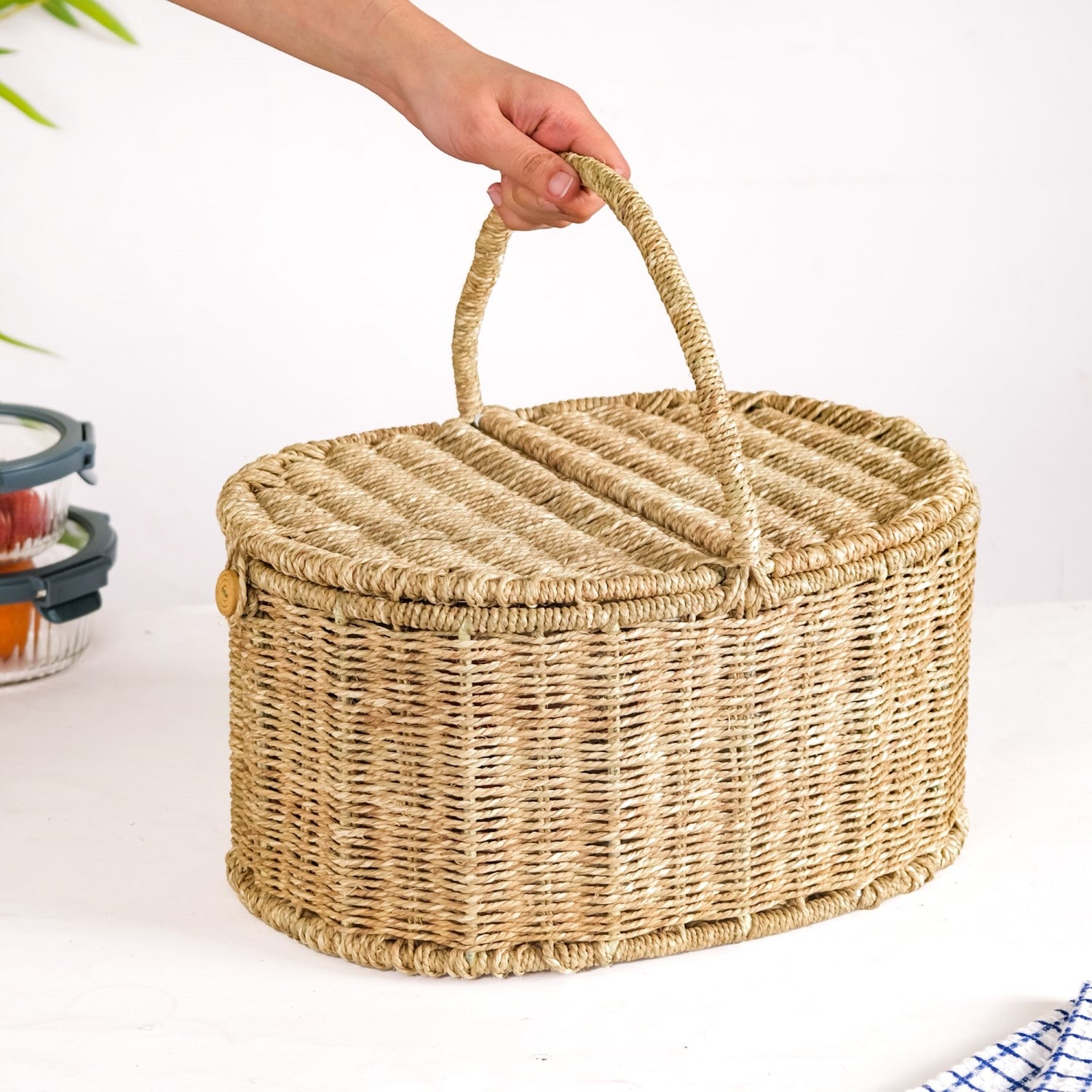 Sabai Chic Sustainable Picnic Basket