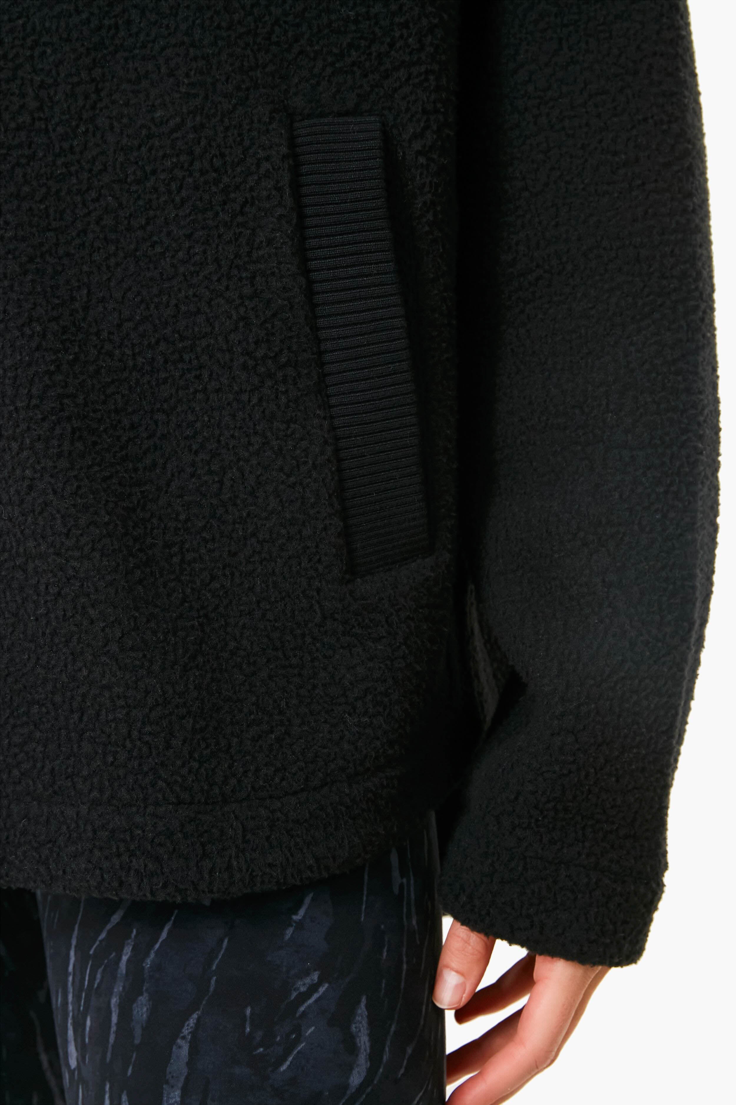 Black Olivia Fleece Jacket