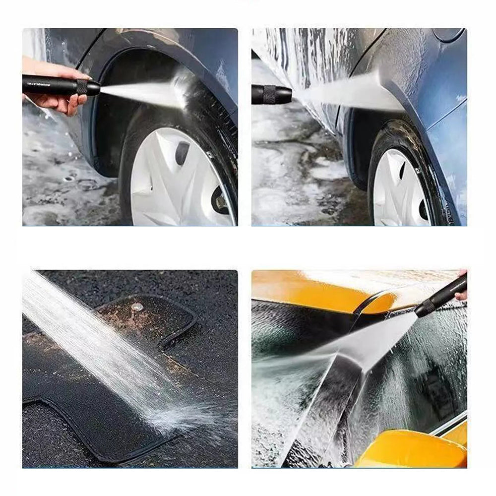 Adjustable High-Pressure Water Gun with Clamp and Universal Adaptar for home & outdoor use