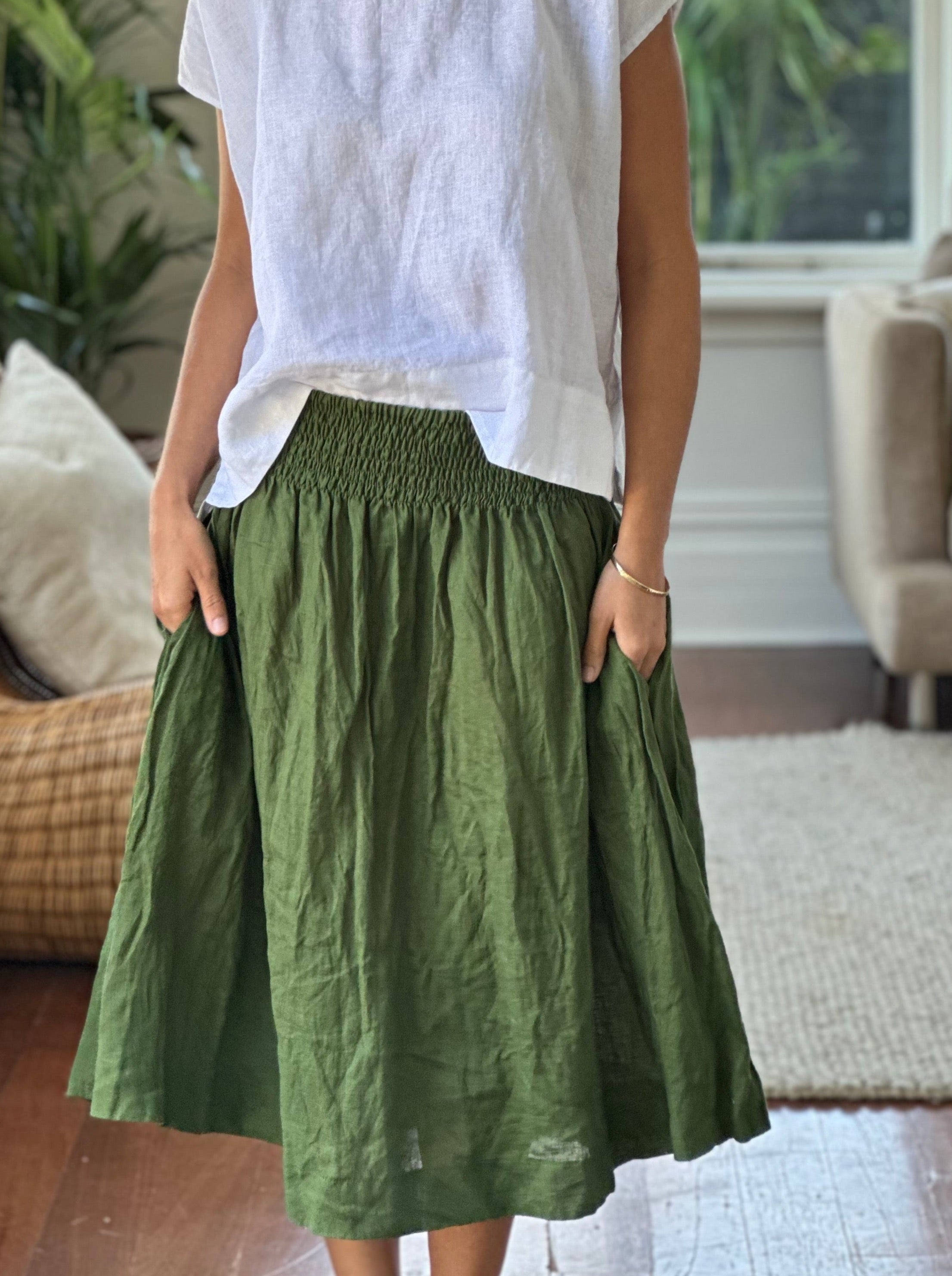 moss linen