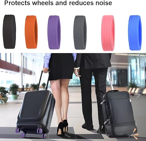 8 Pcs Luggage Compartment Wheel Protection Cover