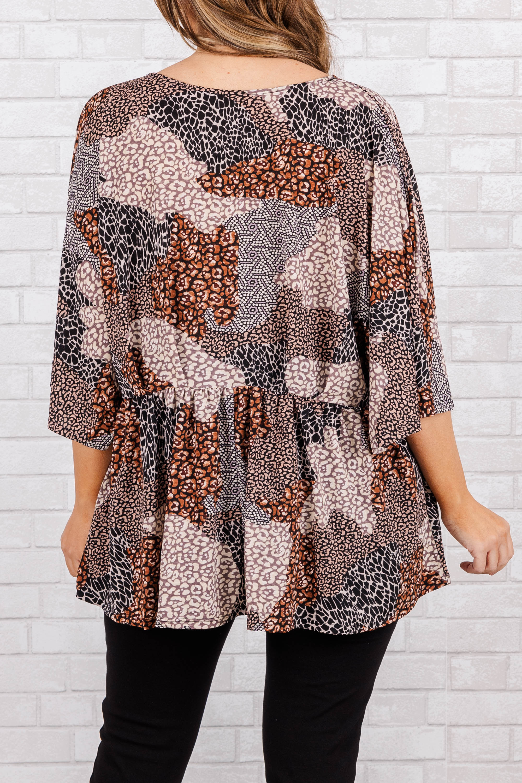 Older But Never Wiser Top. Mocha Black