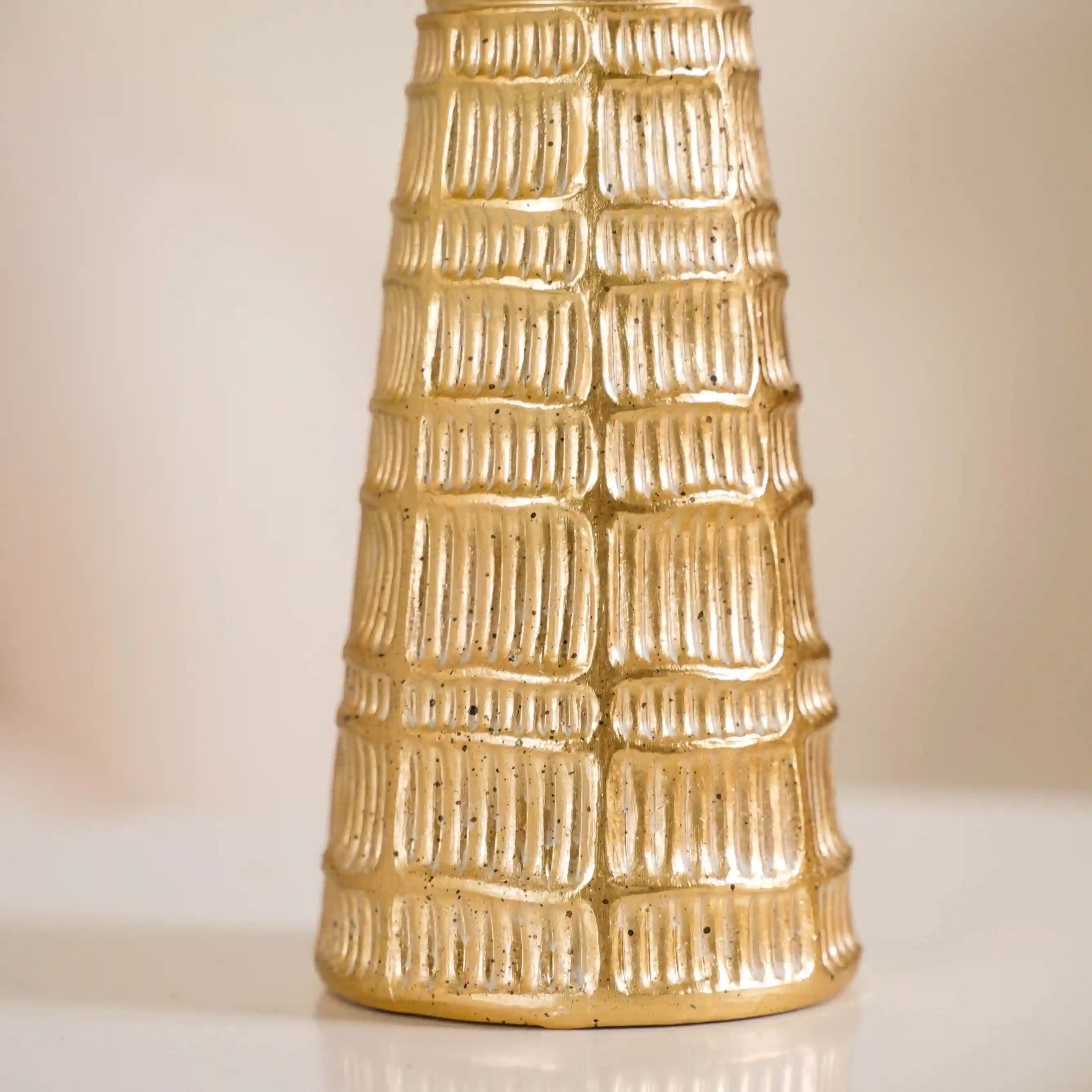 Golden Glow Candle Holder