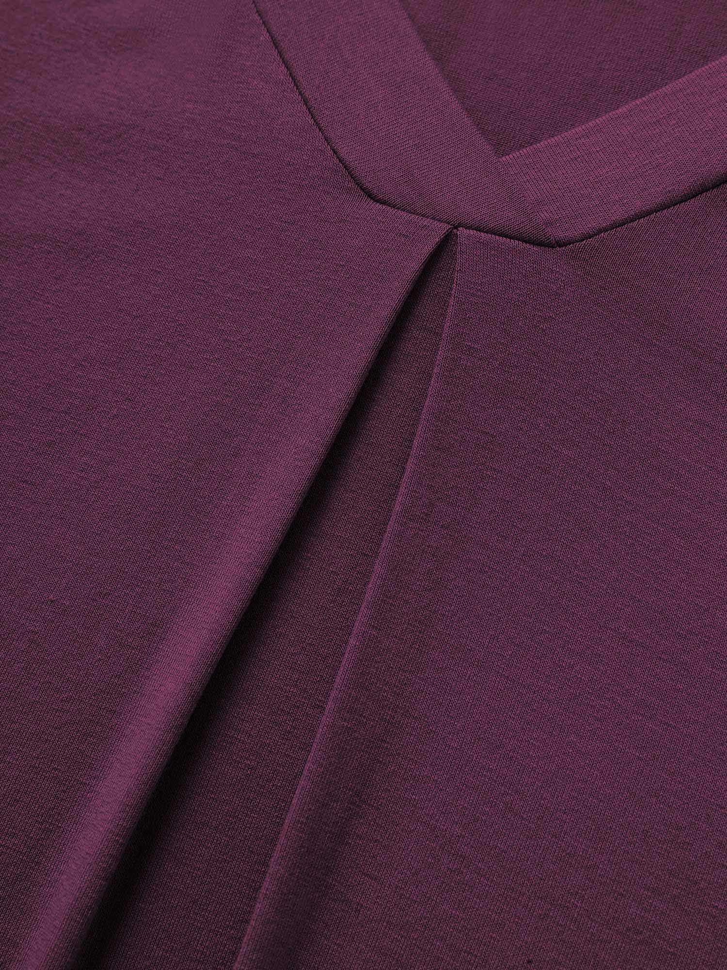 Supersoft Essentials Ruffle Layered Sleeve Pleated T-shirt