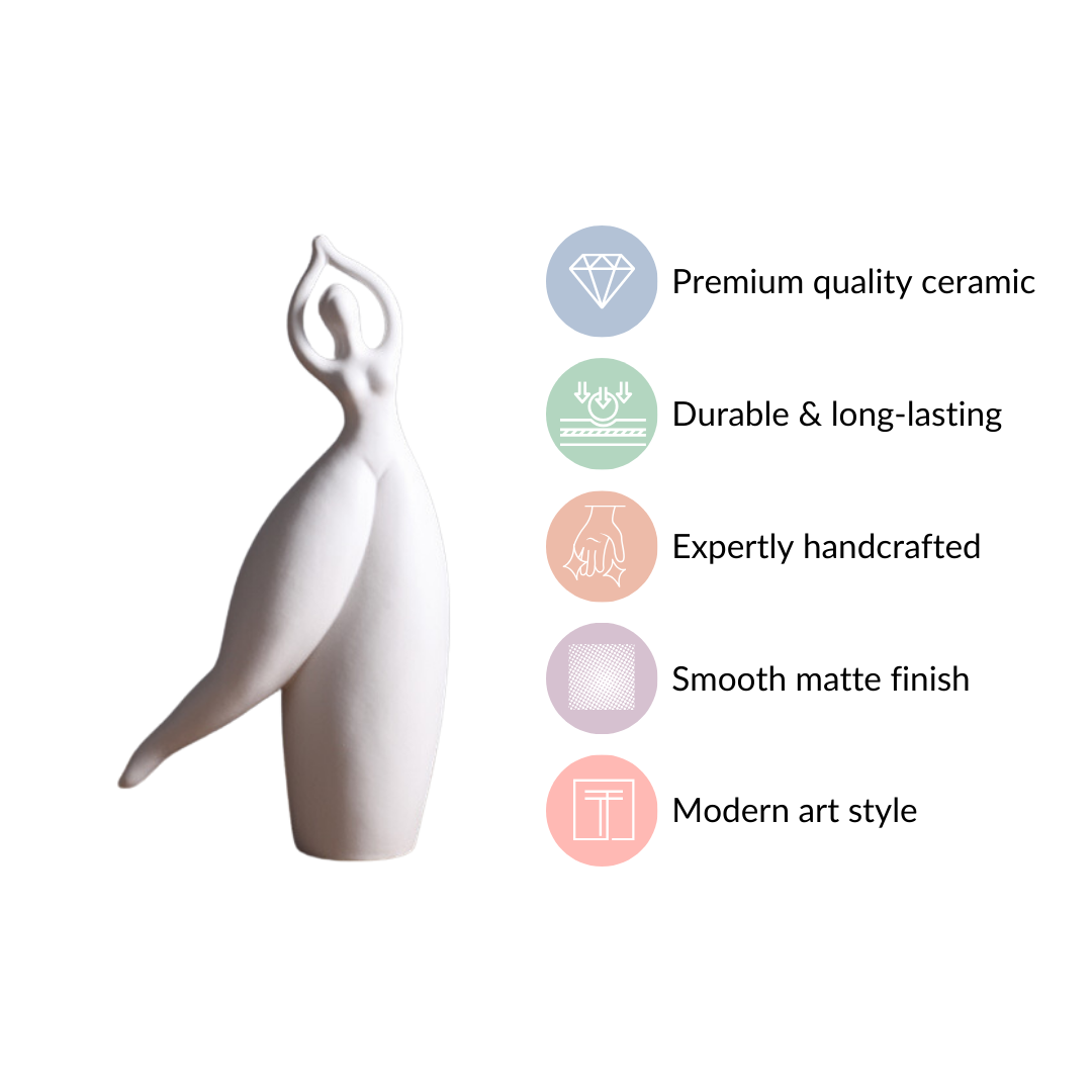Elegant Dancer Decor Sculpture