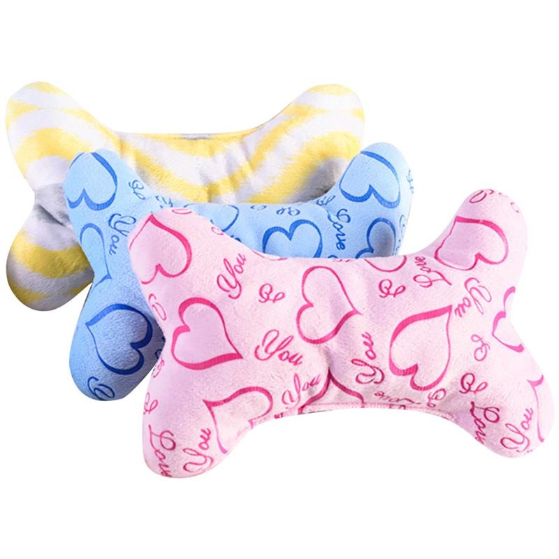 3 Piece Bone-Shaped Toy Set For Dogs