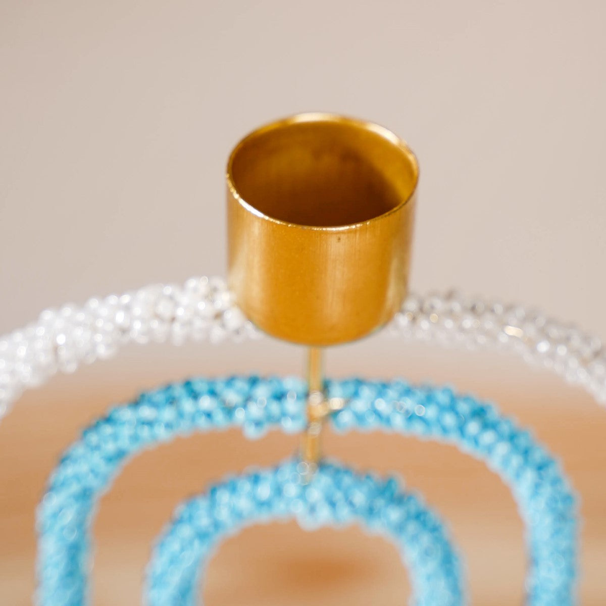 Embellished Candle Stand For Home Decor