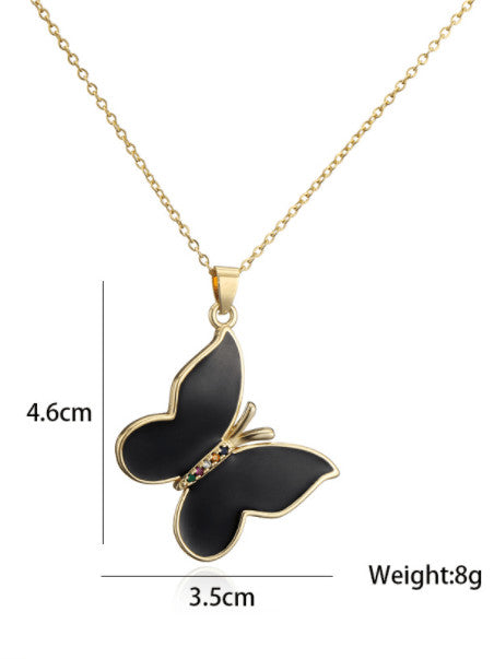 Butterfly Pendant & Chain