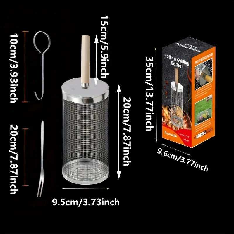 GrillOrb™ Rolling Basket Handle 🔥