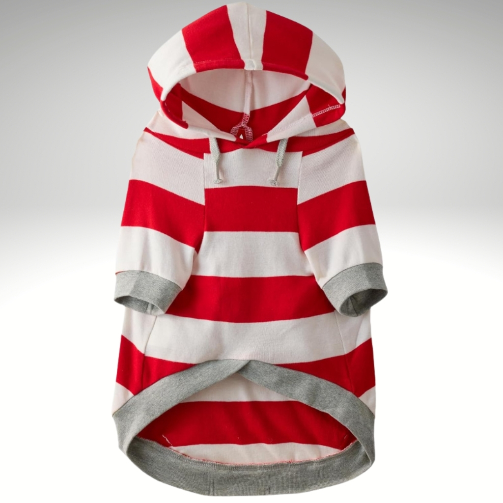 Lightweight Hooded Tee Organic Cotton Dog Hoodie Pet Coat