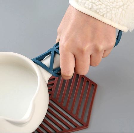 1Pc Silicone Insulation Placemat. Insulated Mats For Kitchen Pans. Pot Holders. Counter Mat