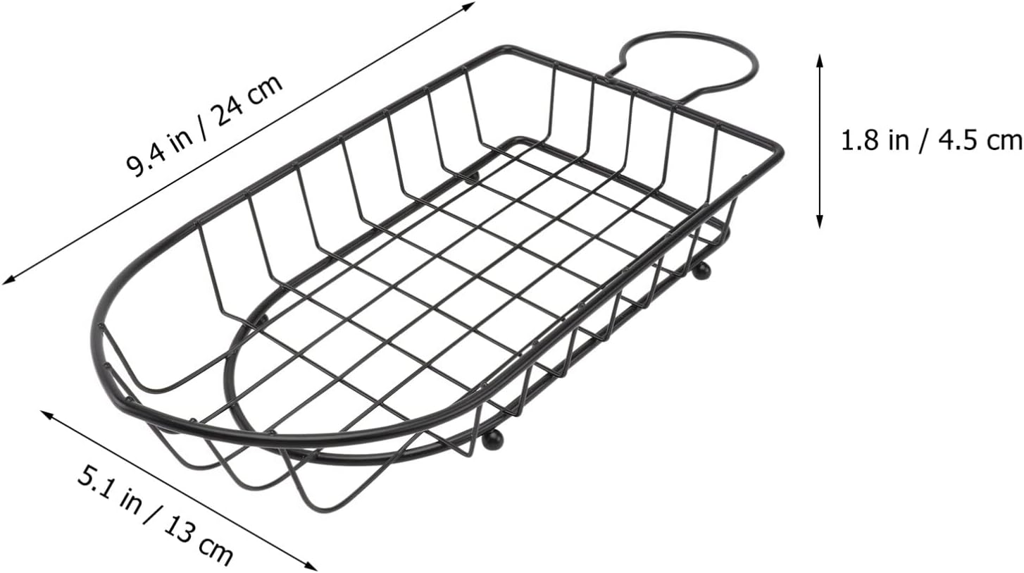 Boat Snack Basket French Fries Basket. Metal Wire Food Organizer For Home Restaurant