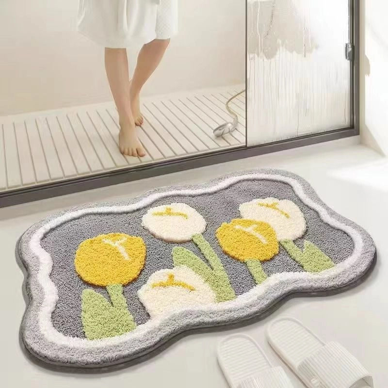 Casual Elegant Cute Geometric Floral Imitation Cashmere Carpet Bedding