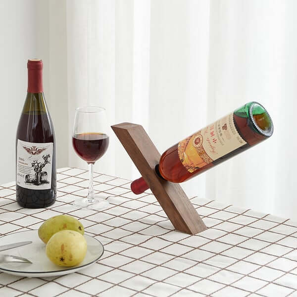 🔥Huge Sale🔥Magical Solid Wood Wine Bottle Holder