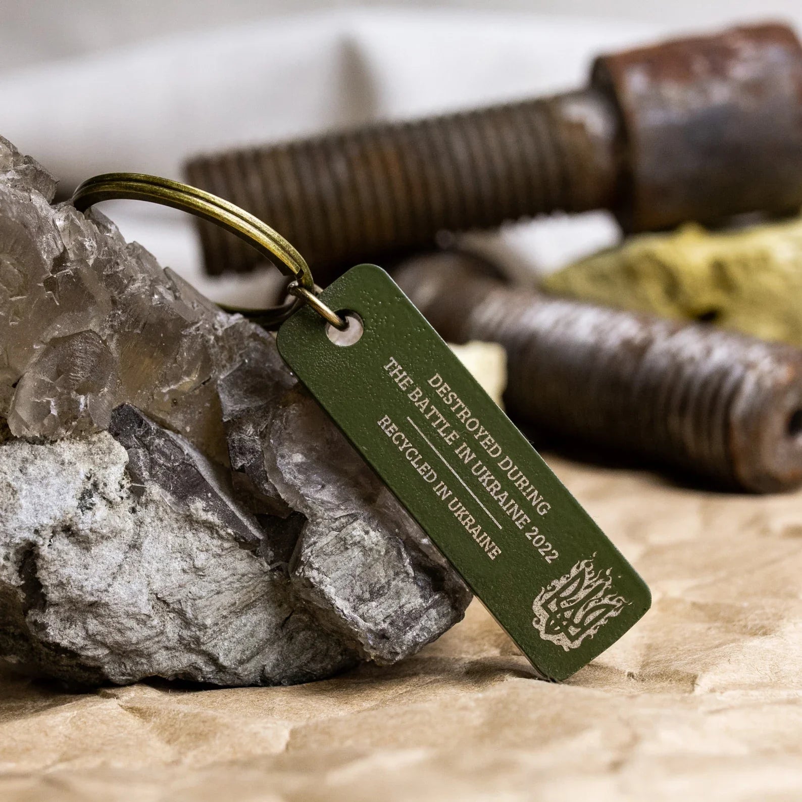 Piece of  tank keychain