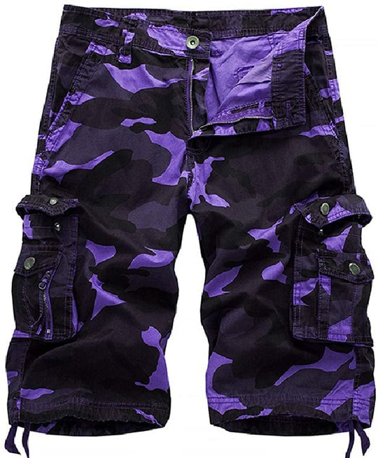 Men's Loose Cargo Shorts with Big Pocket
