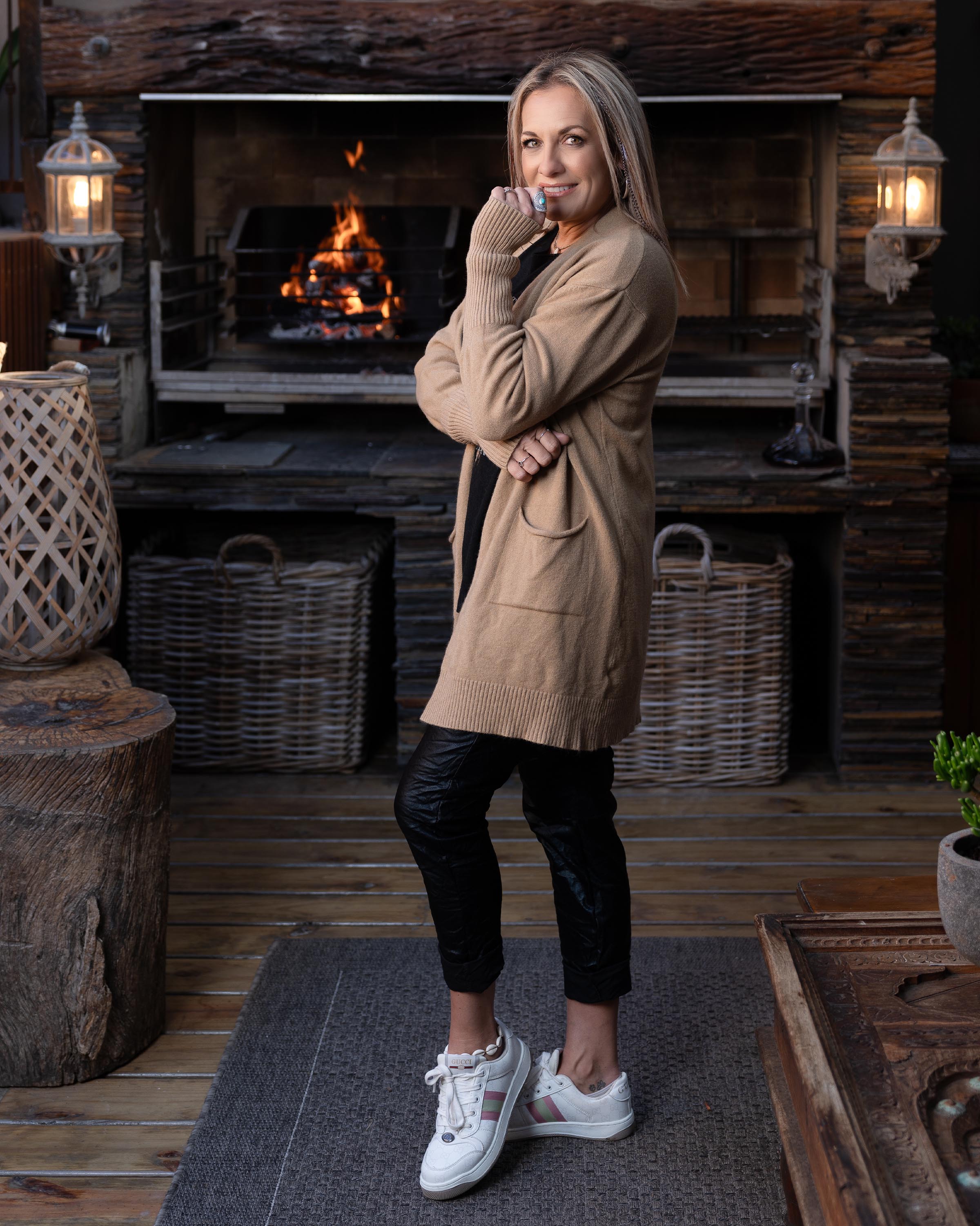 Let's Get Going Cardigan | Caramel