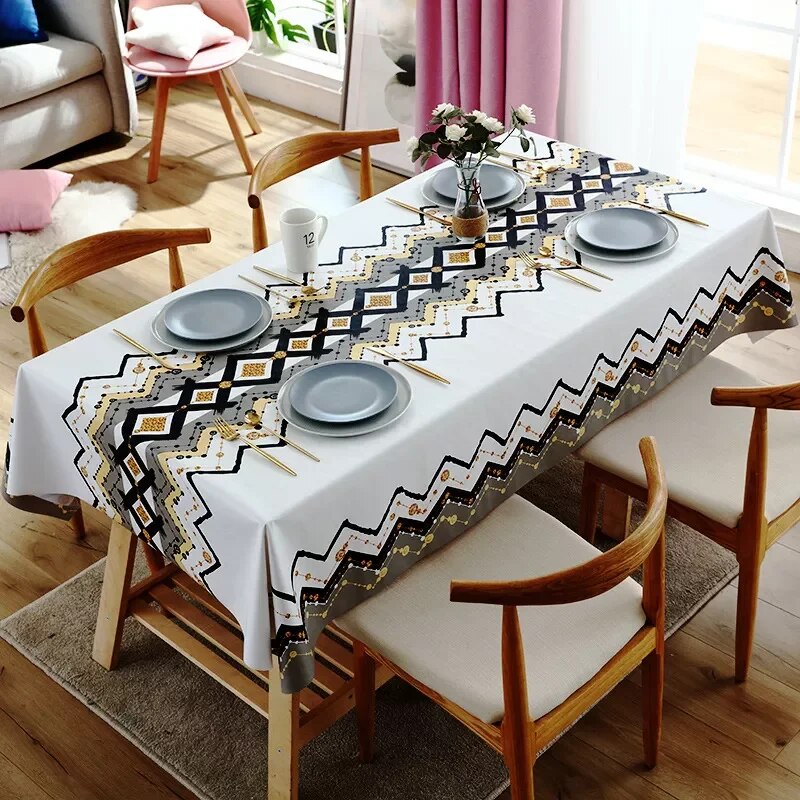 water and oil proof table cloth