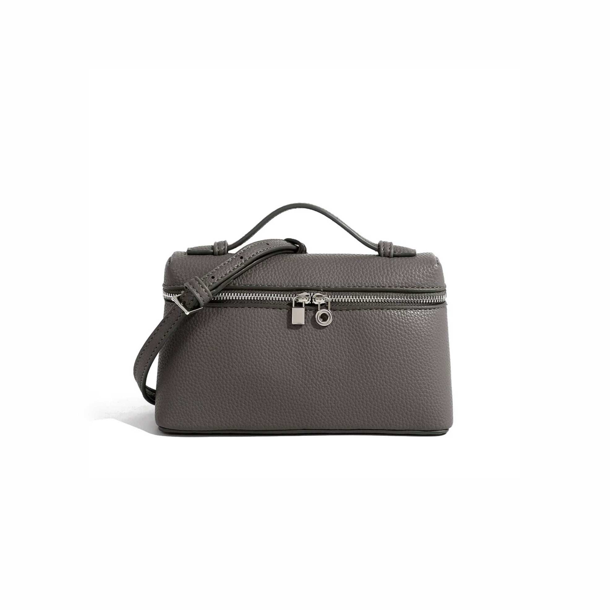 Boxy Glamour Leather Bag