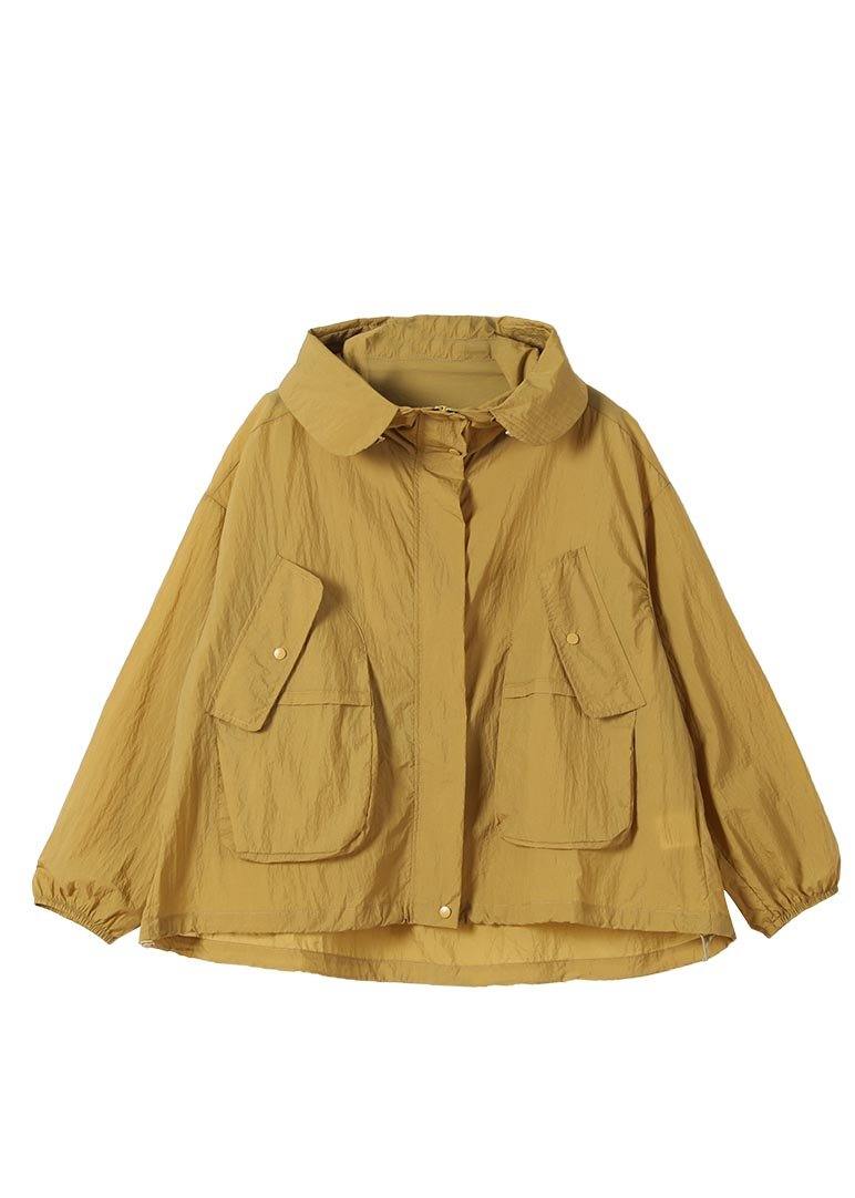 French Purple Low High UPF 50+ Coat Jacket Summer Hoodie Coat