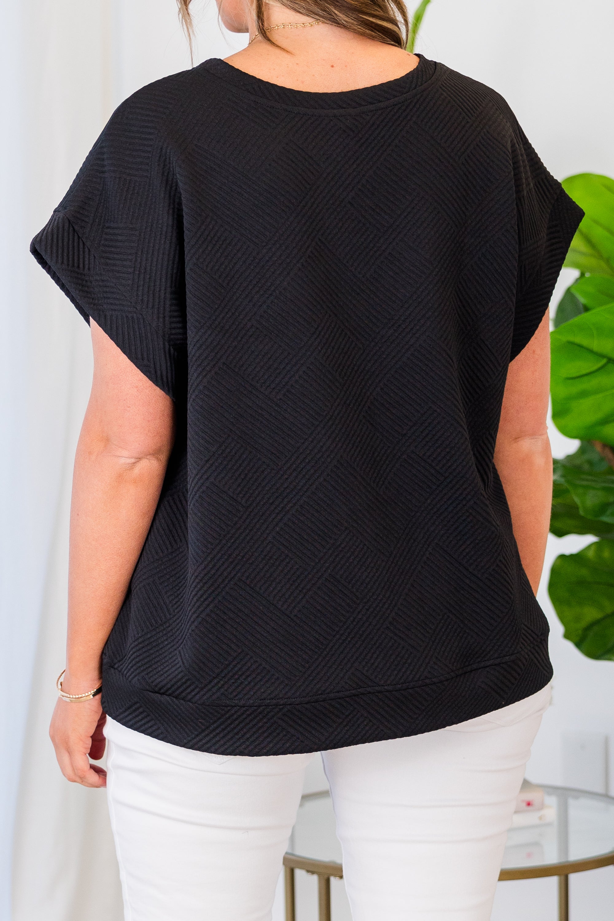 Reserved For You Top. Black