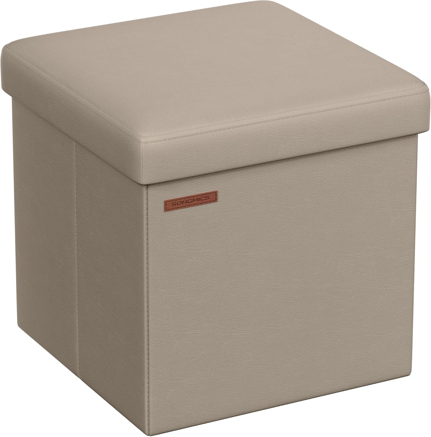 SONGMICS Mazie Collection - 43 Inches Folding Storage Ottoman Bench