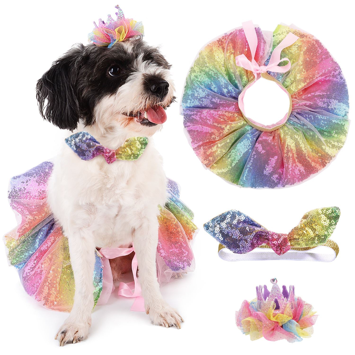 Sequin Tutu Skirt For Dogs