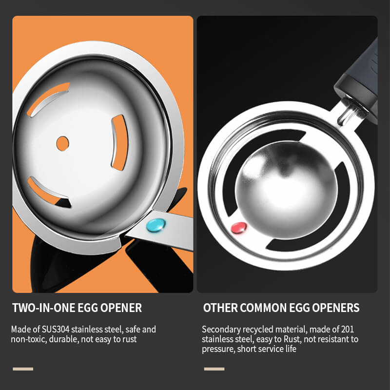 Multifunctional 2 in 1 egg opener - Super amazing egg beater tool