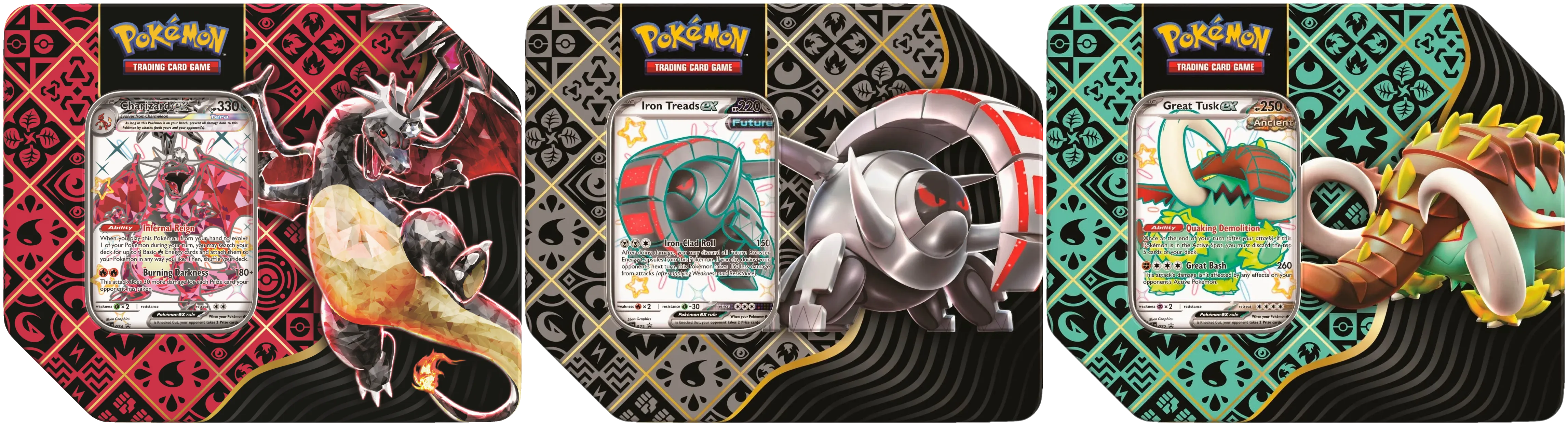 Pokémon: Scarlet & Violet - Paldean Fates Tins Combo