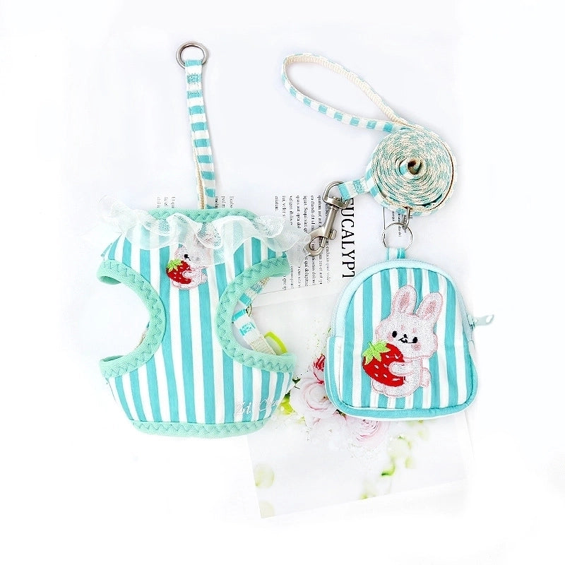 Minimalist Classic Style Nylon Letter Color Block Leash