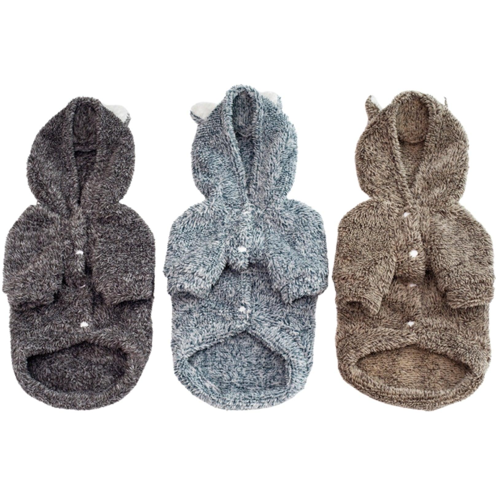Cozy Koala Double-Fleece Dog Jacket
