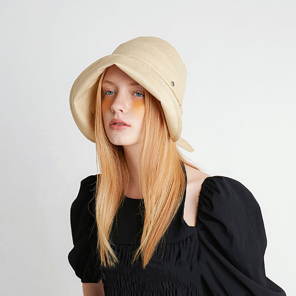 Sun Shield Ribbon Bucket Hat