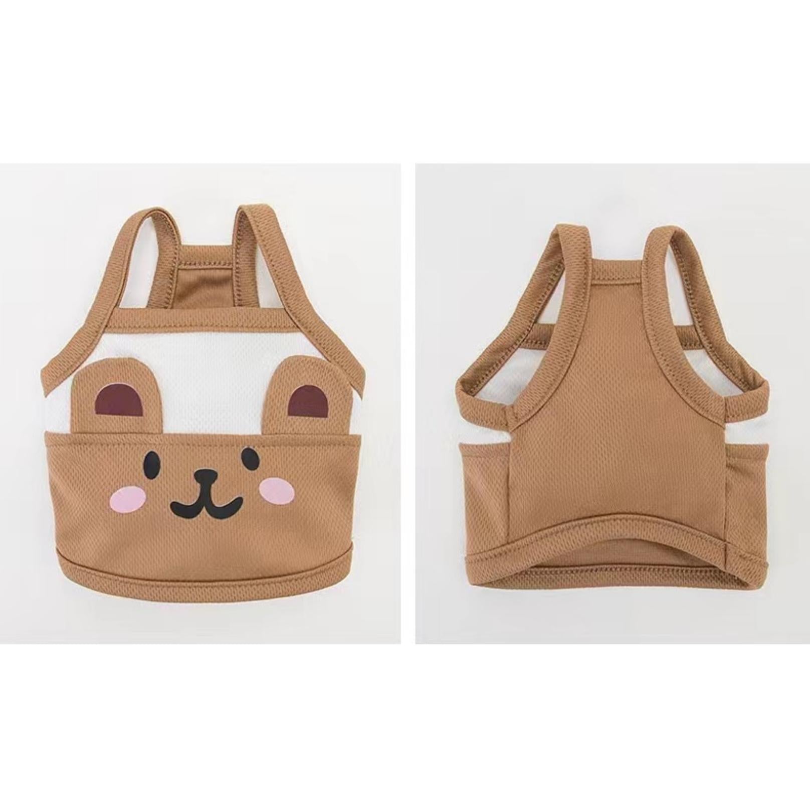 Cute Bear-Themed Pet Summer Vest